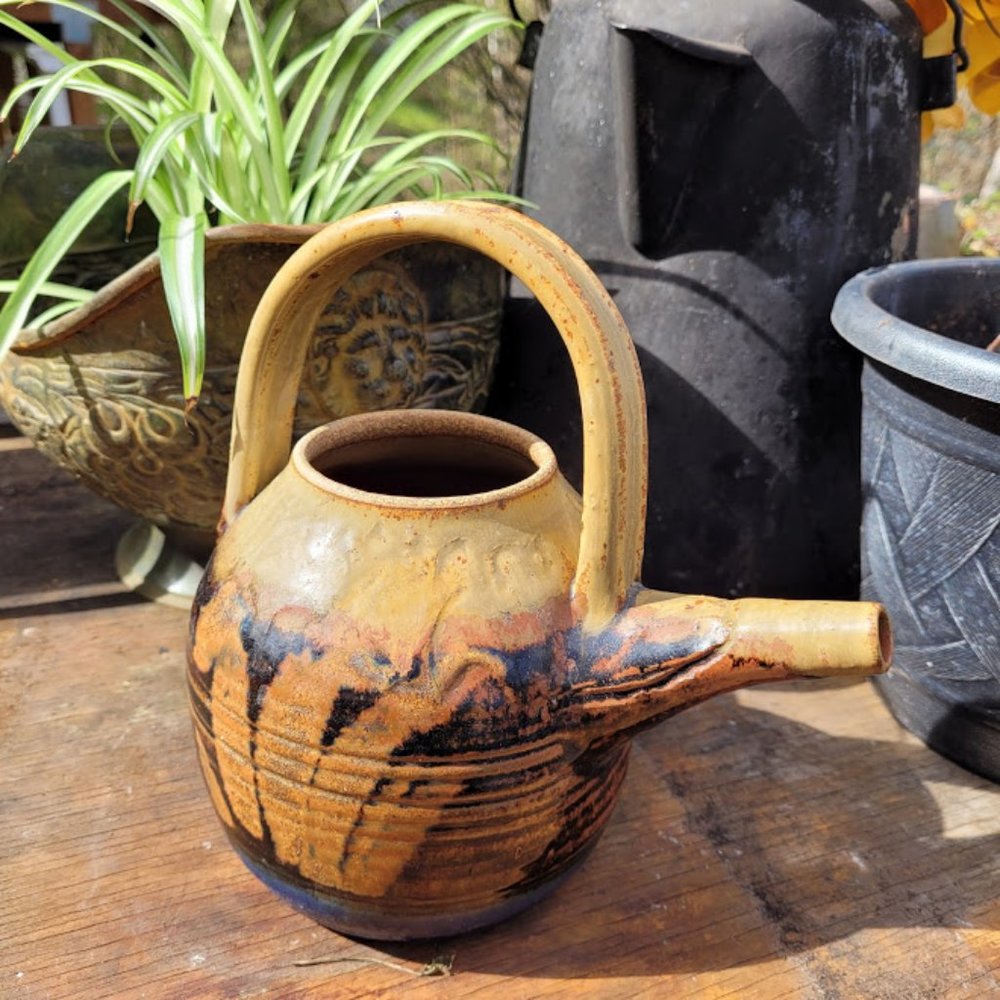 Vintage 1982 Studio Signed Art Pottery Tea Pot - Picture 6 of 13